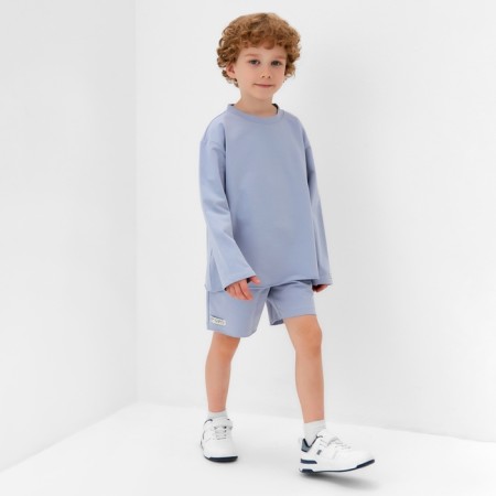 Children's T -shirt with Dl. Rrukawa KAFTAN, p. 34 (122-128 cm), gray-5