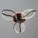 Astrid chandelier 3XLED 66W 3000-6000K RGB black 60x60x8cm