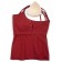 Shirt sports female, size m, burgundy color
