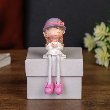 Souvenir Polystone "Baby/Baby in a hat" Long legs mix 11x3x3.5 cm-1