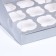 Confectionery folding box for 9 cupcakes 23.5 x 23.5 x 10, silver