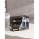 Savanna Bathroom Accessories set, 3 items (soap dish, soap dispenser 400 ml, glass), black color