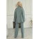 Female suit, size 54, green color