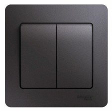 Switch Sche GSL001352 Glossa, SP, 10A, 2 keys,
