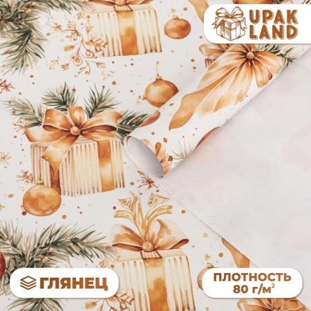 Package Paper "main gift", gloss, 80 g/m2, 70 x 100 cm