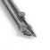 Metallic compass 110 mm, in a plastic pencil case, cover - a ruler, with a neck, mix