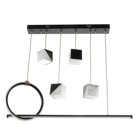 Bayerlux chandelier 2676/6 LED 126W 3000-6000K black 76x27 cm