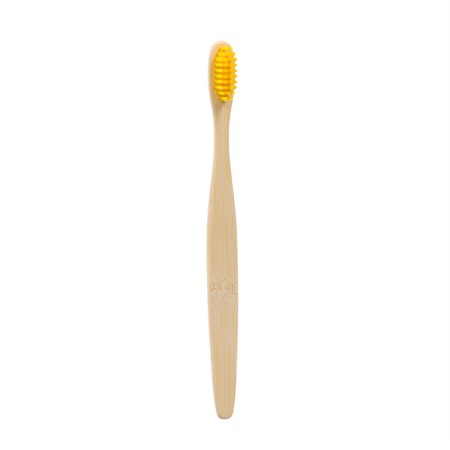 Middle bamboo toothbrush, 5 pieces, mix of flowers-21