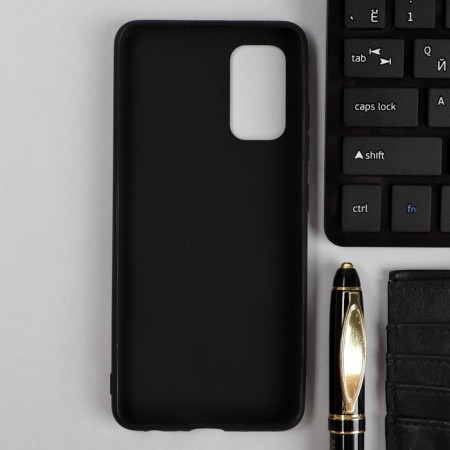 Case for Samsung Galaxy A32, silicone, matte, black-1