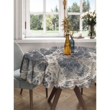 The tablecloth “Marble cracks”, round, Saten, d = 150 cm