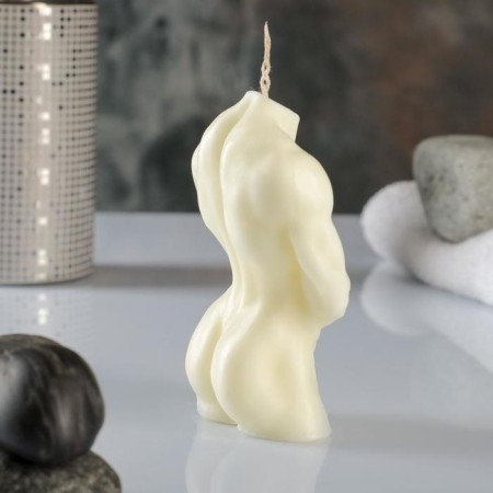 Figure candle "Male Thors No. 2" Milk, 9cm-3