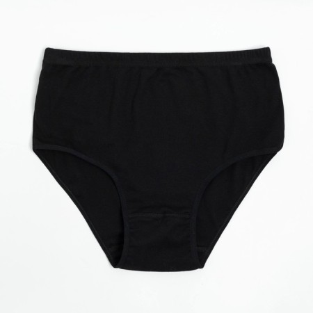 Panties female slips, black color, size 48 (xl)-6