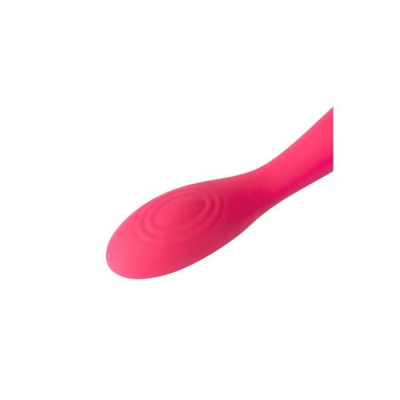 Svakom Iris clitoral vibrator, 5 modes, silicone, plum-red color-2