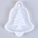 Silicone form universal, suspension "Bell with Christmas tree"