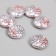 Busina for creativity plastic "Pearl Flat Circle with daisies" 0.5x1.6x1.6 cm