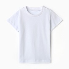 T-shirt for nursery, color white growth 98-104 cm