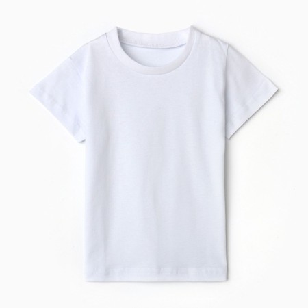 T-shirt for nursery, color white growth 98-104 cm