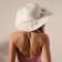 Women's hat minku "Ocean", size 56-58, white color