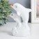 Souvenir Ceramics "Two White Dolphin on the Wave" Rhinestones 12 cm