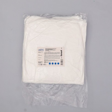 Surgical robe with sleeves on an elastic band - 20 g/m2, size: xxl, 110x140cm, white-4