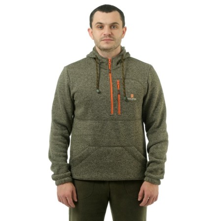 Fleet jacket "Malachite" knitwear on fleece, Melange-Oliva, p. 48, 182-188