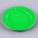 Plate disposable paper plain, green color 18 cm, set 10 pieces