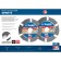 Disk for the Ushm bison 36858-115, on wood, reinforced, 6 incisors, 115 x 22.2 mm