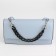 A chain for a bag, plastic, with carbines, 23 × 17 mm, 30 cm, black/silver color
