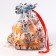 Gift bag "Snow Snowmen", p. 25 × 32 cm, organza
