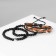Bracelet male "Success Success" pigtail, 5 threads, colored, d = 7 cm
