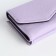 Women's wallet on the button, lilac color