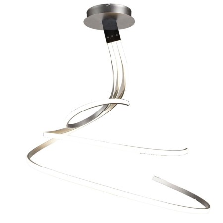 Suspended chandelier Mantra Nur, Led, 6200lm, 3000k, 1100 mm, silver color