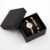 Women's gift set "Eyenn" 2 in 1: wrist quartz clock, bracelet, d-2.5 cm