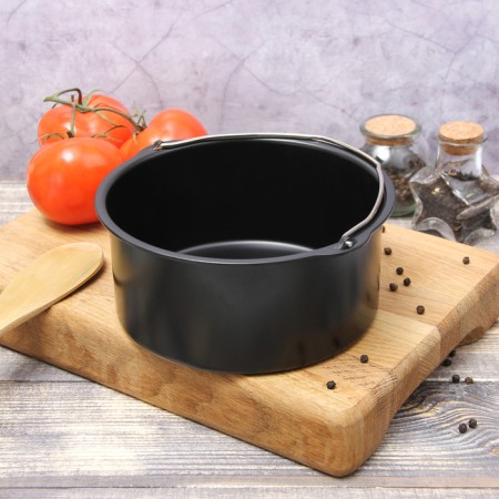 Jacqueline bowler, 1.2 l, anti -stick coating, black color-2
