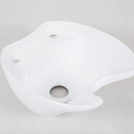 Hairdressing washing, collection "Artluks", white shell 6682/6617