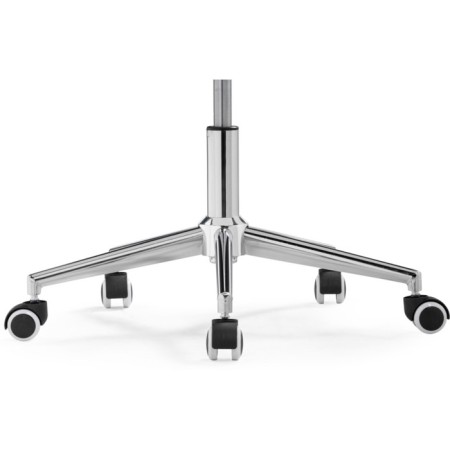 Computer chair ATV metal/velor, chrome/light gray 42x57x86 cm-8