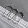 Hook for curtains with balls, 7.5 × 4 cm, 10 pcs, silver color