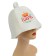 Hat for a bath with embroidery "Tsar"