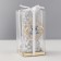New Year's candle "Christmas tree" 10x5cm, silver