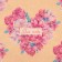 Paper packaging craft "Flower heart", 50 x 70 cm