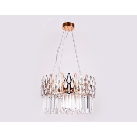 Crystal suspension chandelier ambrella like, Traditional, TR5263, E14, Color Gold-2