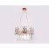Crystal suspension chandelier ambrella like, Traditional, TR5263, E14, Color Gold