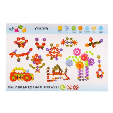 Constructor training "Snowflakes with numbers"-2