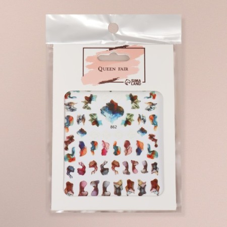 Nail stickers "neoclassic", multi -colored-2