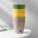 A set of pots for flowers with basic watering amsterdam, 650 ml, 5 pcs, color mix