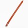 Collar combined leather/tarpaulin, dimensionless, 54 x 2.5 cm, Osh 17-45 cm, red