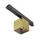Technical TR133-2-7W3K-BS, LED, 7 W, 193x53x96 mm, 390 lm, 3000k, brass