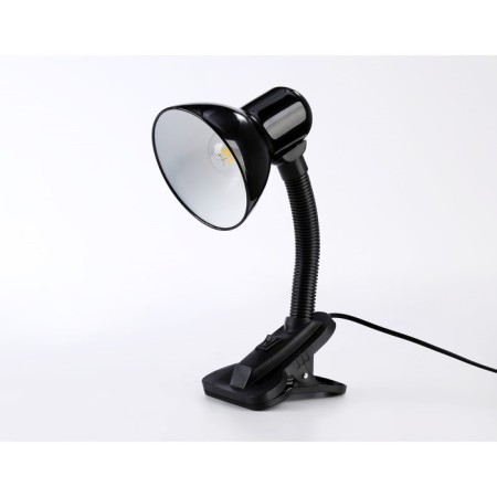 A table lamp with an E27 interchangeable lamp with an Ambrella Light, Desk, De7710, E27, Black Color-3