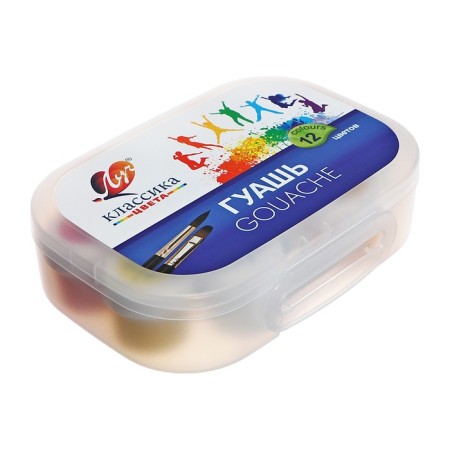 Gouache 12 flowers x 20 ml beam "classic", in a container-2