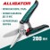 Technical scissors Kraftool Alligator, 2k handles, straight, multifunctional, 200 mm